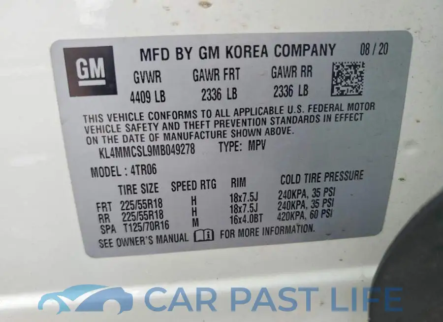 KL4MMCSL9MB049278# 13