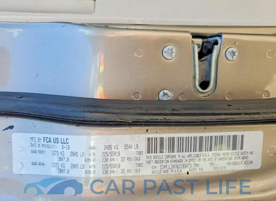 1C4PJLDX7KD193473# 13