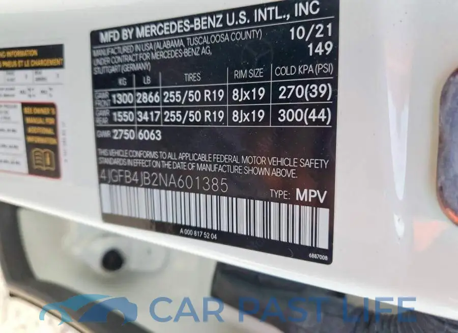 4JGFB4JB2NA601385# 13