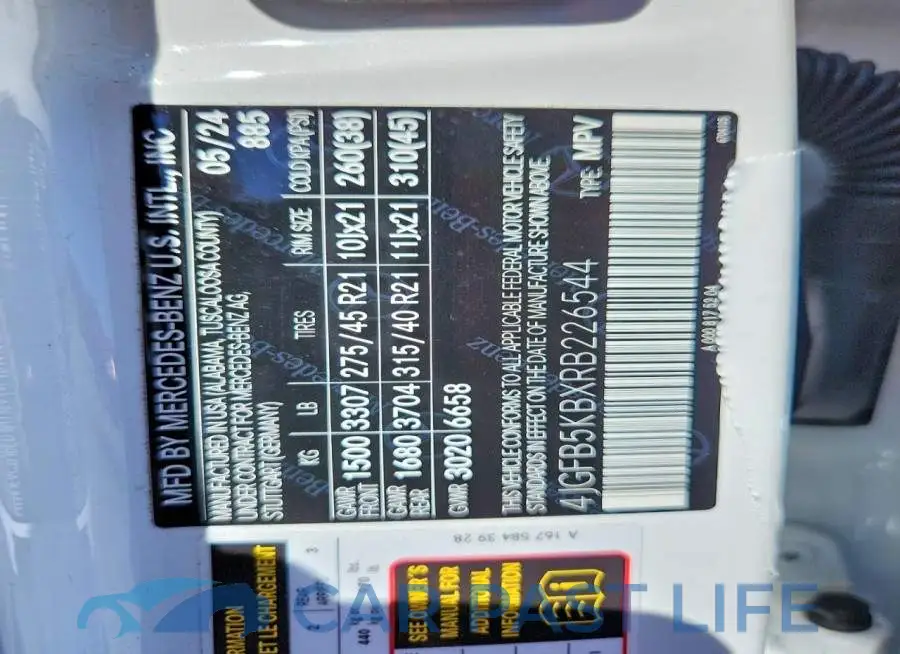 4JGFB5KBXRB226544# 14