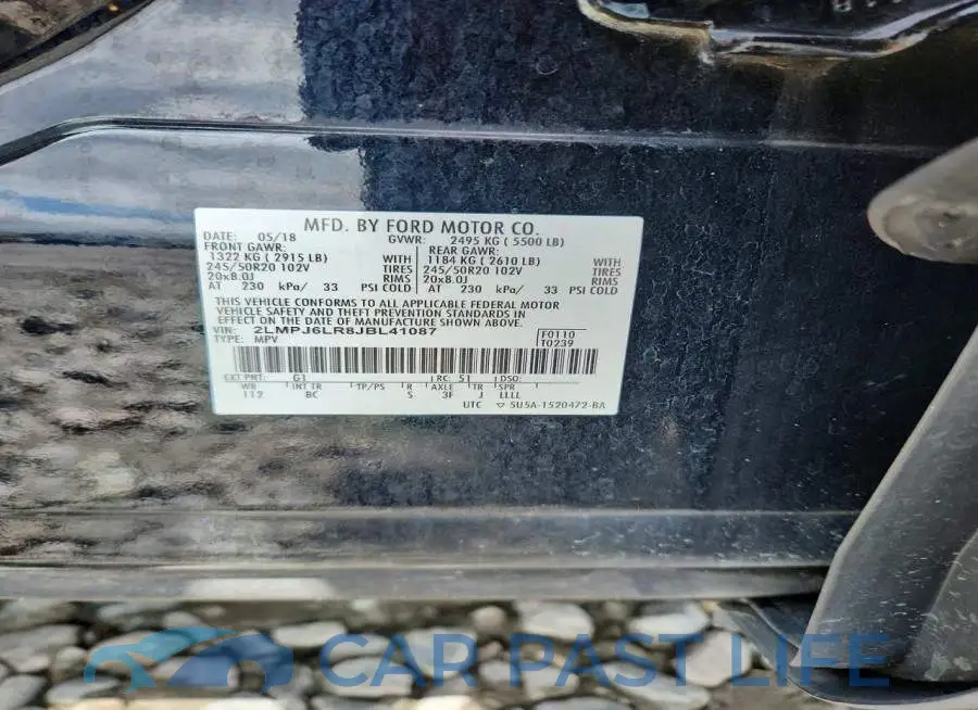 2LMPJ6LR8JBL41087# 13