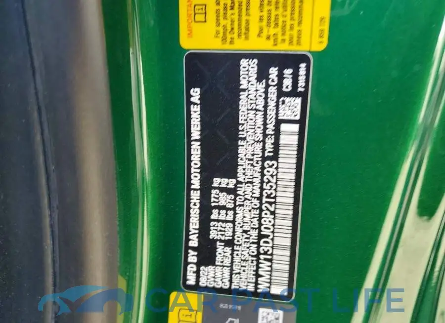 WMW13DJ08P2T35293# 12