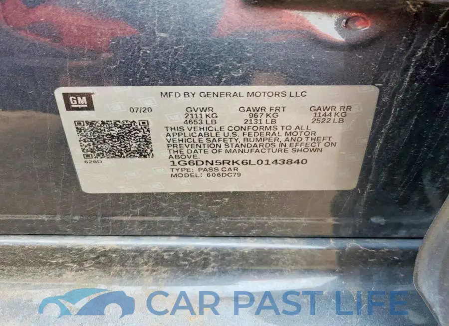 1G6DN5RK6L0143840# 12