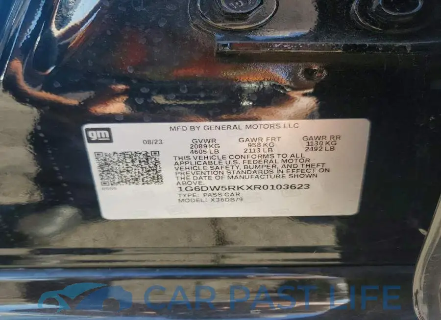 1G6DW5RKXR0103623# 12