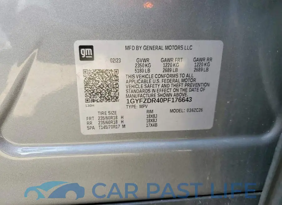 1GYFZDR40PF176643# 13
