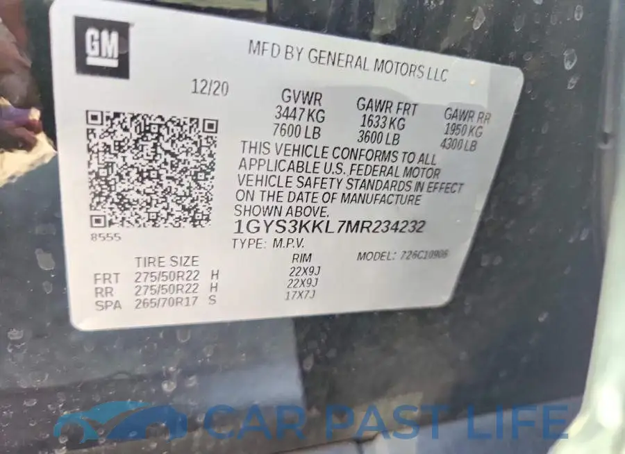 1GYS3KKL7MR234232# 13