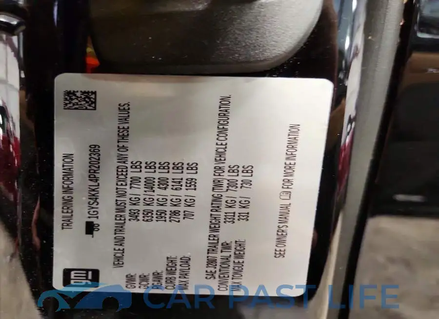 1GYS4KKL4PR202369# 13