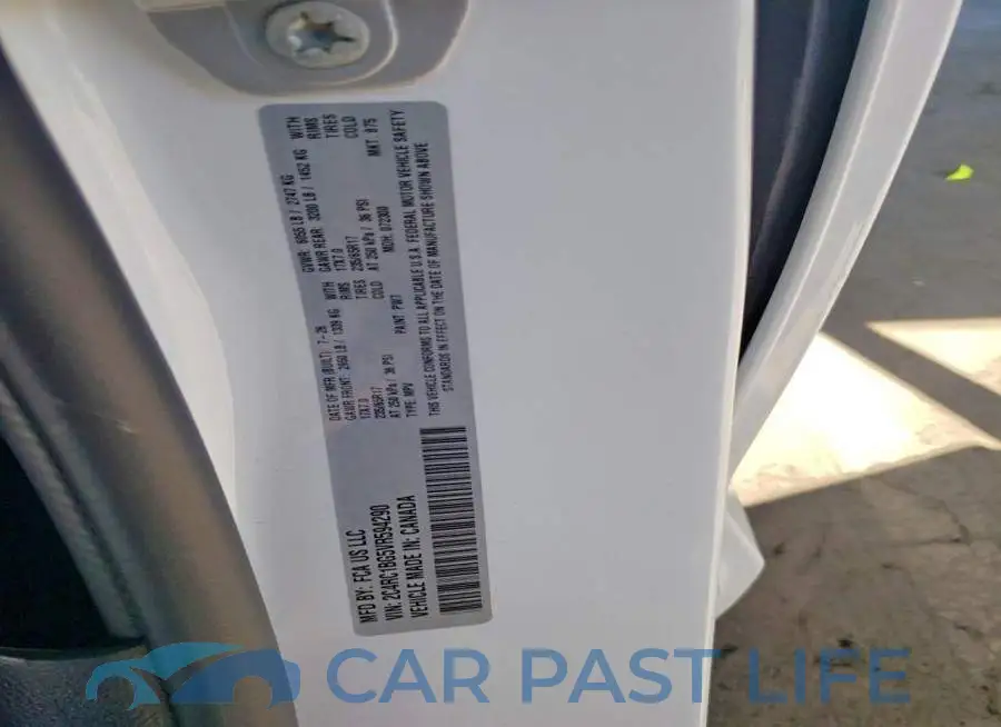 2C4RC1BG5VR594290# 13