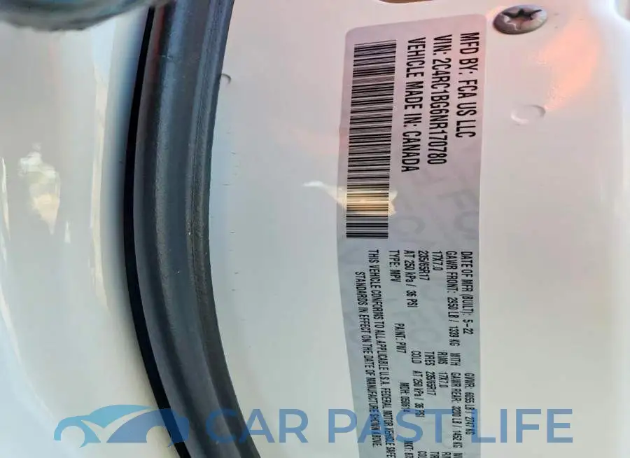2C4RC1BG6NR170780# 13