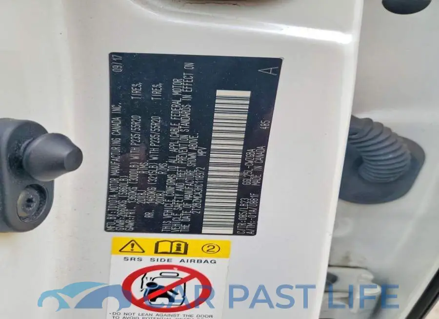 2T2BZMCA3HC118972# 13
