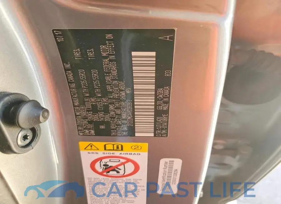 2T2ZZMCA4HC083972# 13