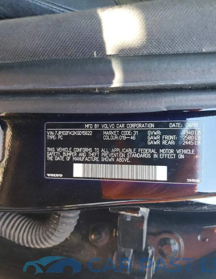 7JR102FK2KG015622# 12