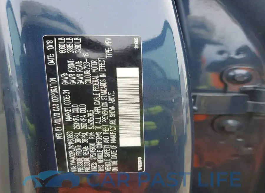 YV4A22PL2K1460863# 13