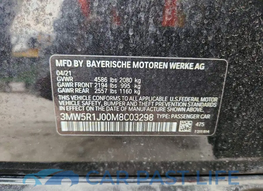 3MW5R1J00M8C03298# 12