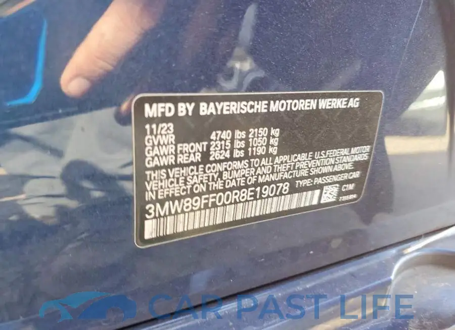 3MW89FF00R8E19078# 12