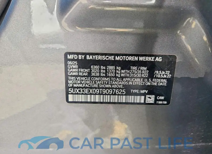 5UX33EX09T9097625# 14