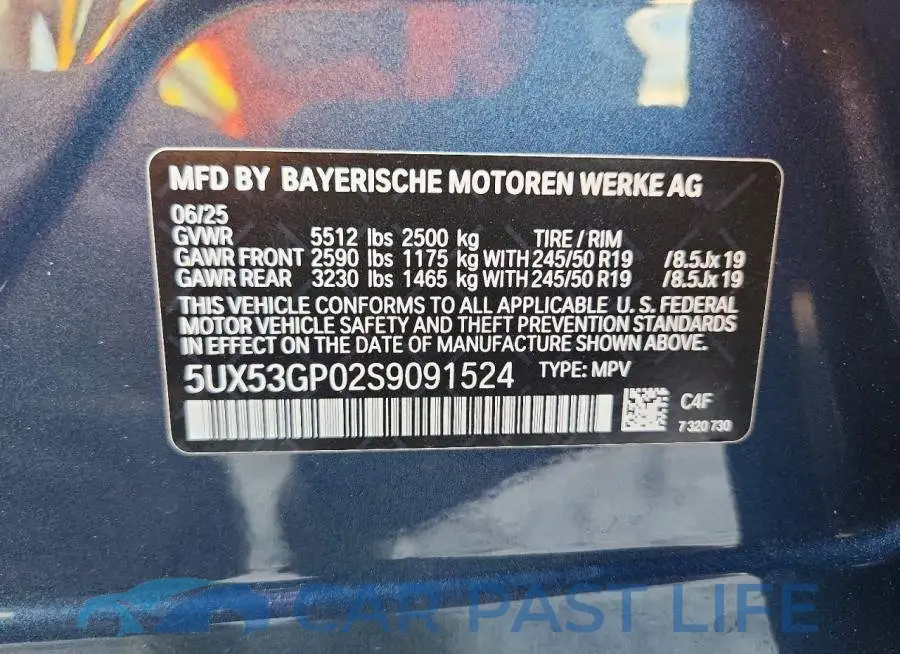 5UX53GP02S9091524# 14