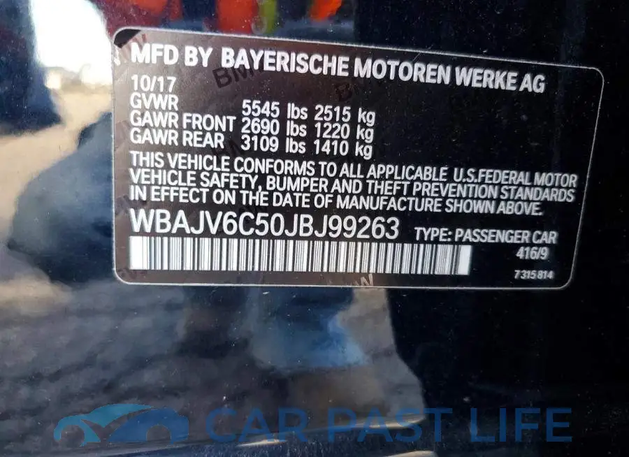 WBAJV6C50JBJ99263# 12