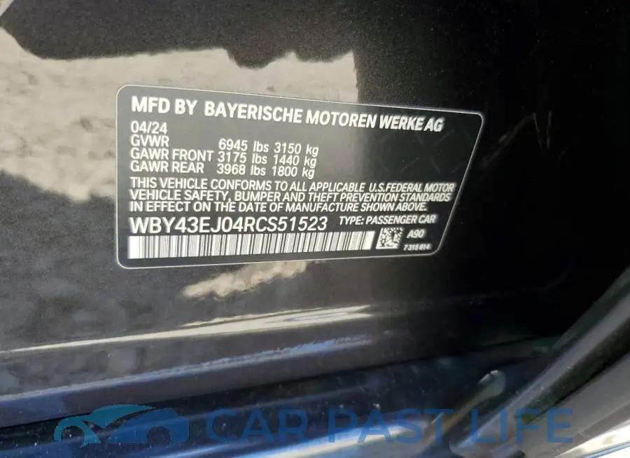 WBY43EJ04RCS51523# 12