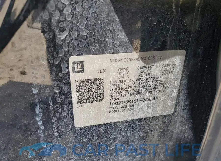 1G1ZD5ST5LF086545# 12