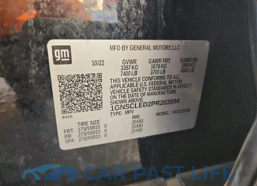 1GNSCLED2PR203594# 13