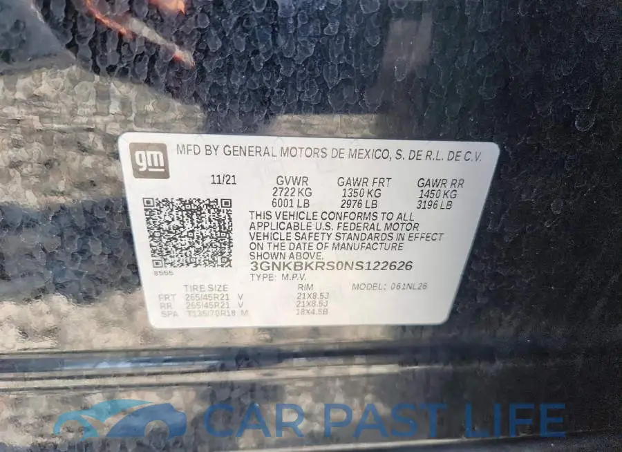 3GNKBKRS0NS122626# 13