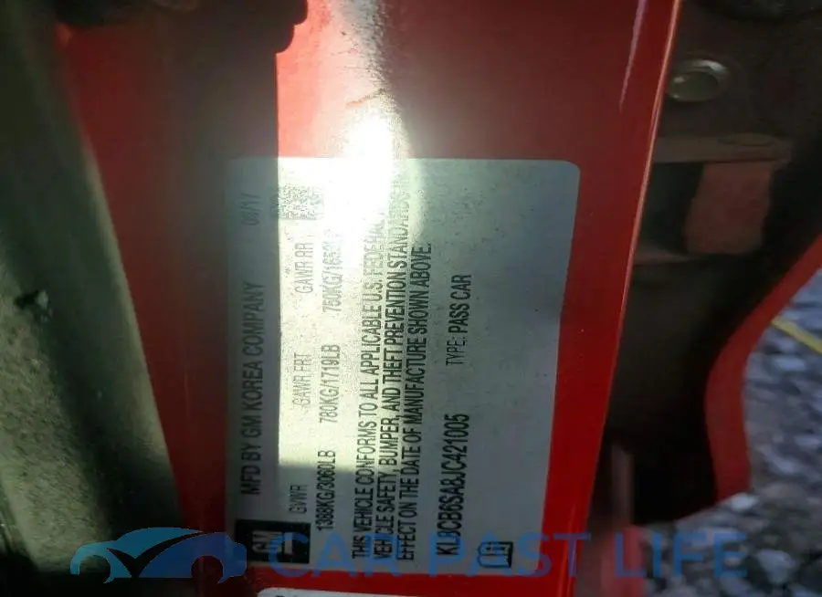 KL8CB6SA8JC421005# 12