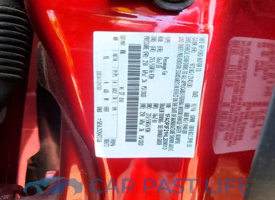 1FADP3F21HL209013# 12