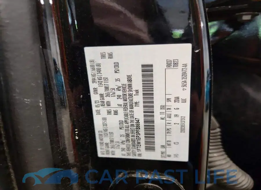 1FTEW1EP3PFB86947# 12