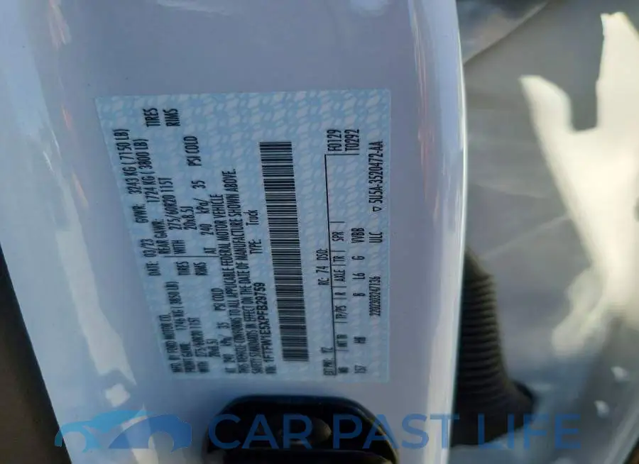 1FTFW1E5XPFB29759# 12