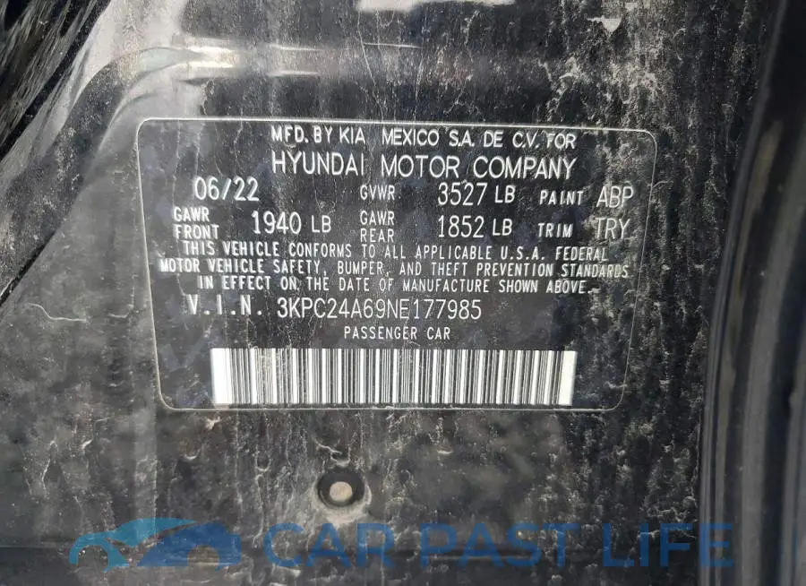 3KPC24A69NE177985# 12