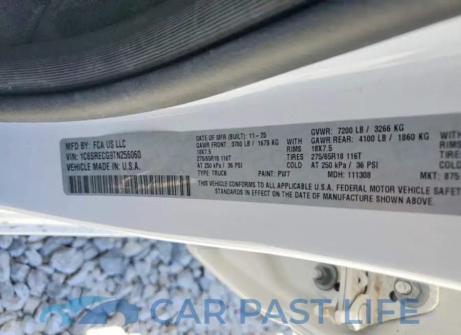 1C6SRECG9TN256060# 12