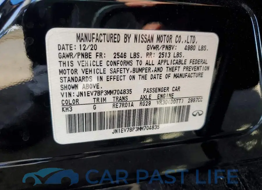 JN1EV7BP3MM704835# 12