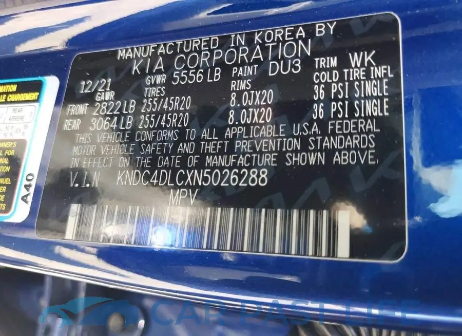 KNDC4DLCXN5026288# 14