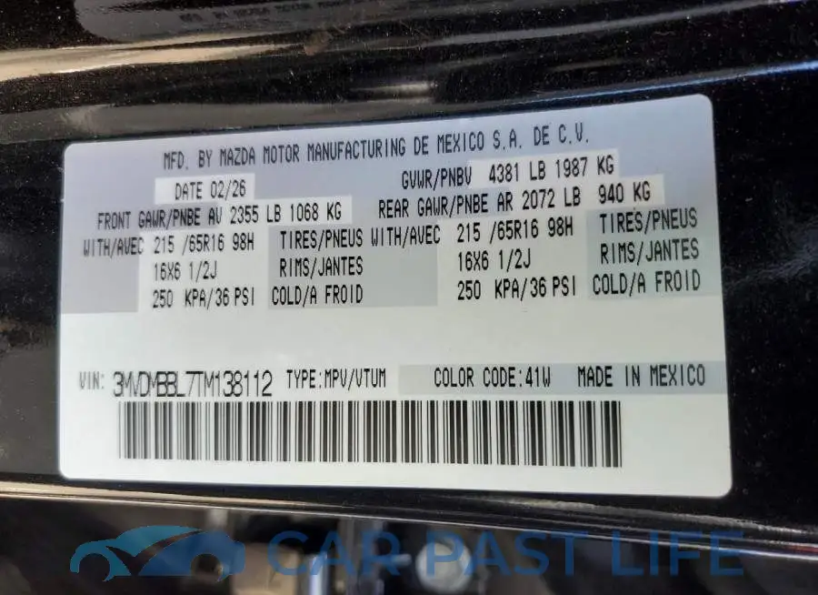 3MVDMBBL7TM138112# 12