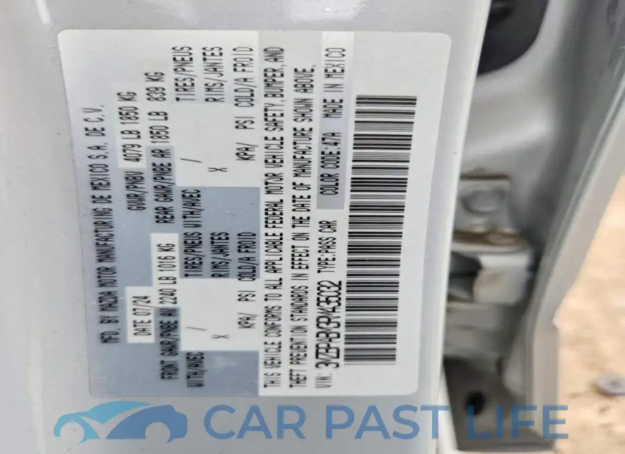 3MZBPABM3RM435032# 12