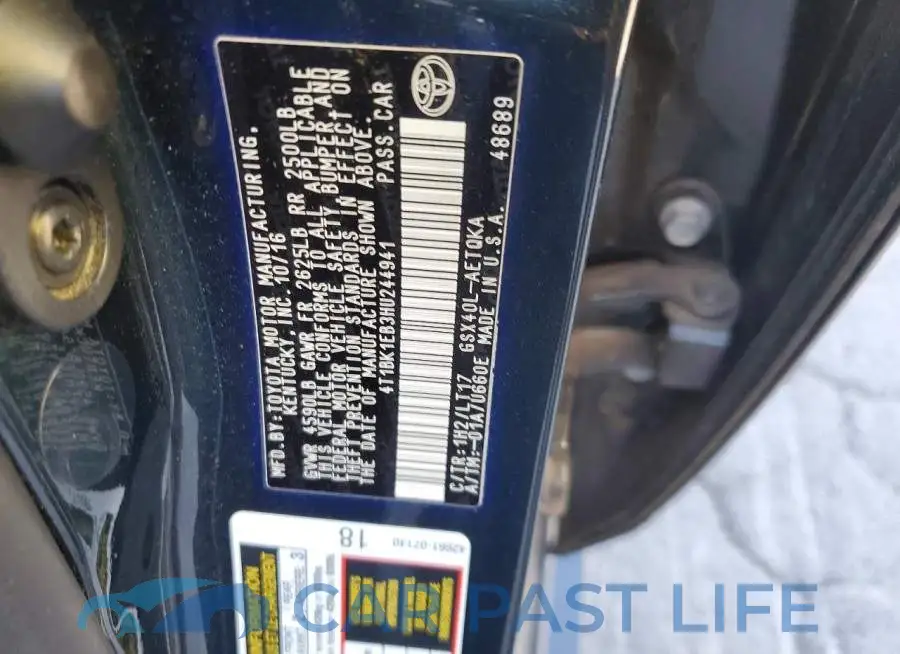 4T1BK1EB3HU244941# 12