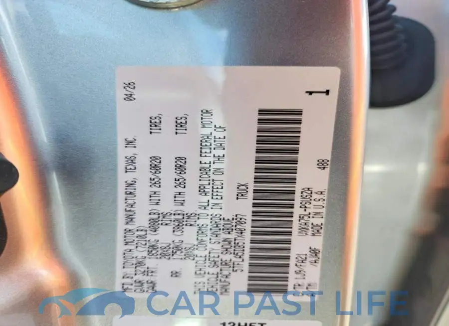 5TFLA5DB5TX407097# 12