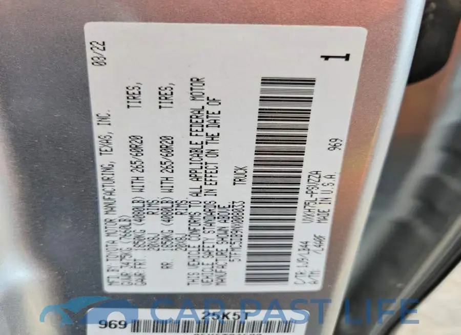 5TFMC5DB9NX008033# 13