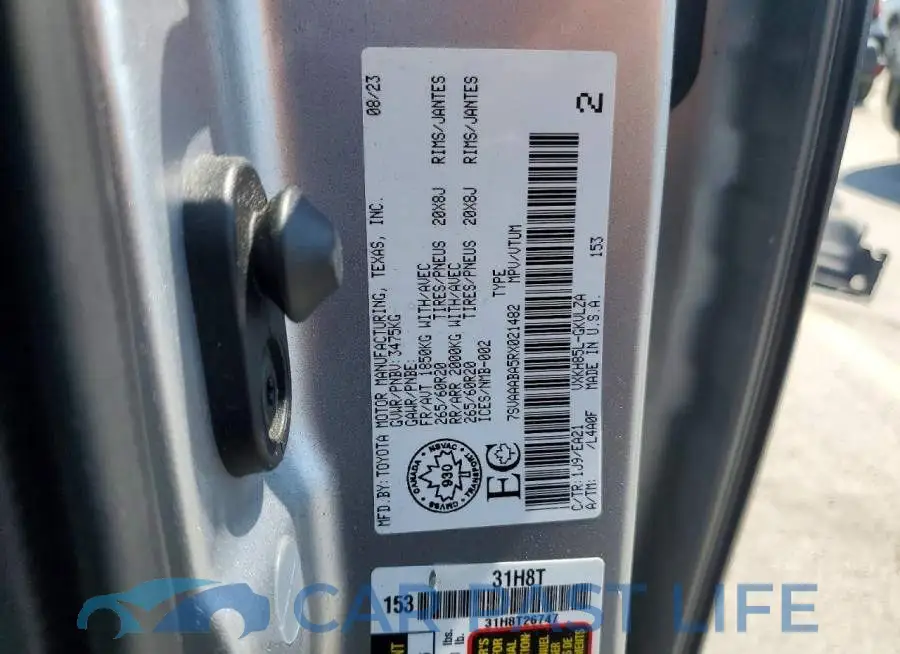 7SVAAABA5RX021482# 14