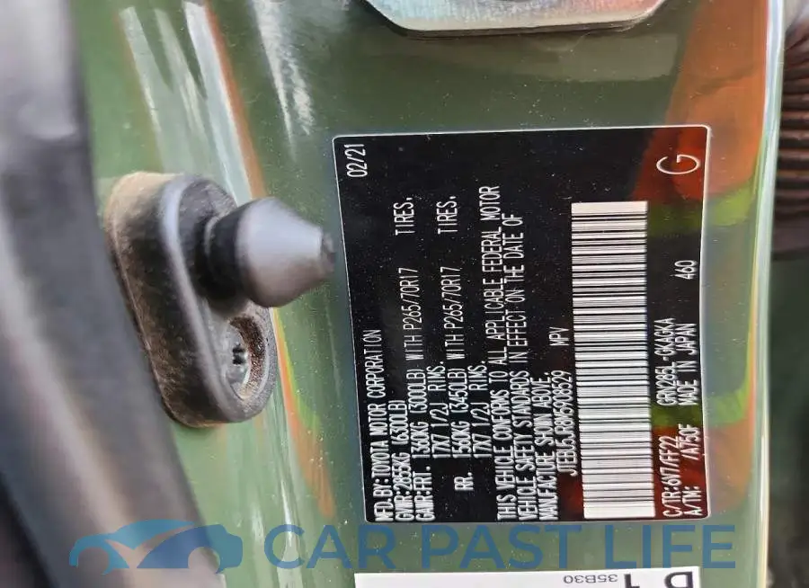 JTEBU5JR8M5908529# 13