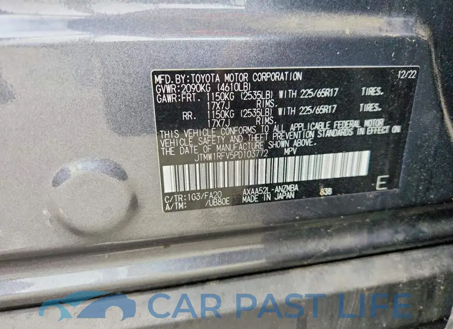 JTMW1RFV5PD103772# 14