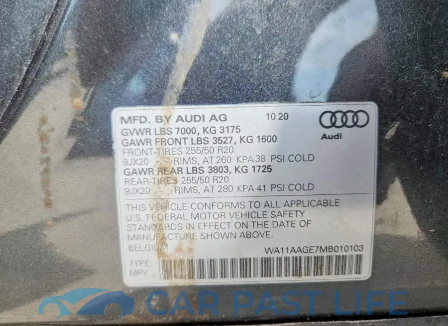 WA11AAGE7MB010103# 13