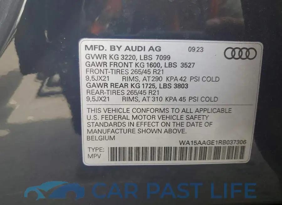 WA15AAGE1RB037306# 14