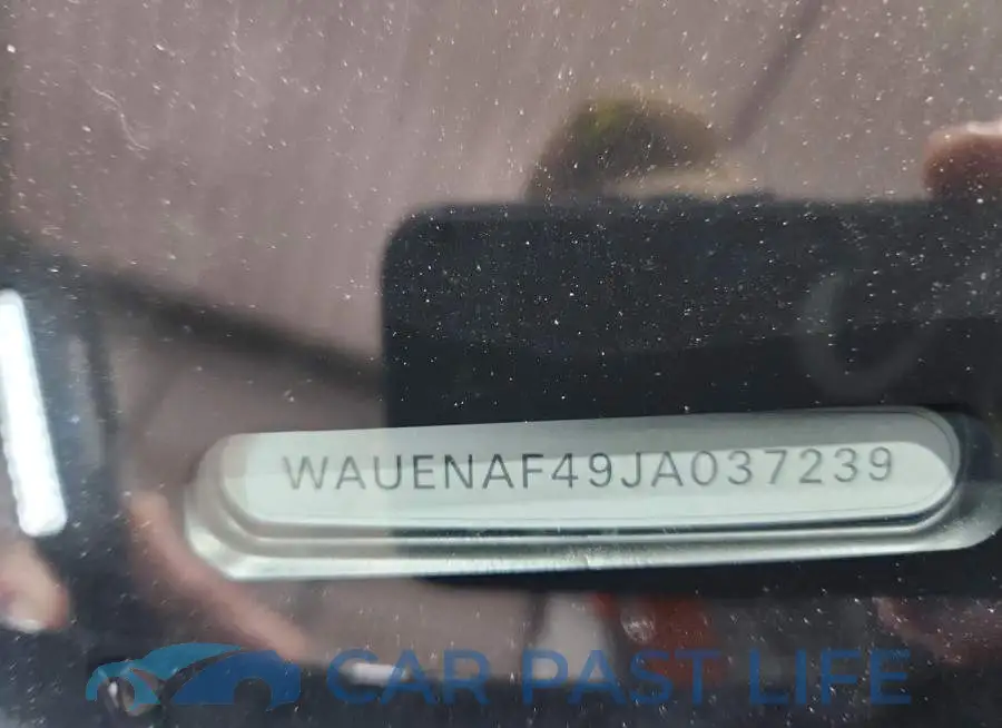 WAUENAF49JA037239# 12