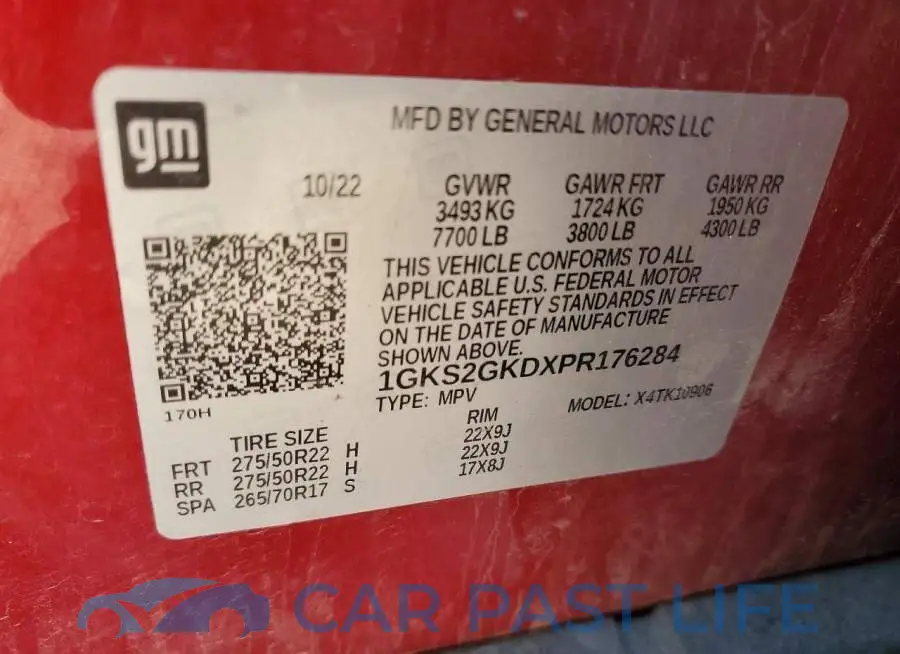 1GKS2GKDXPR176284# 13
