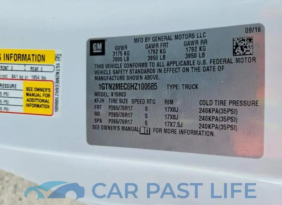 1GTN2MEC6HZ100685# 12