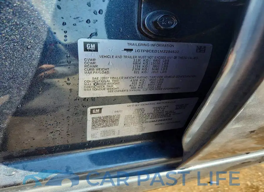 1GTP8CED1MZ294532# 12