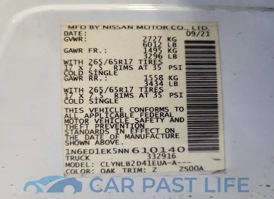 1N6ED1EK5NN610140# 13