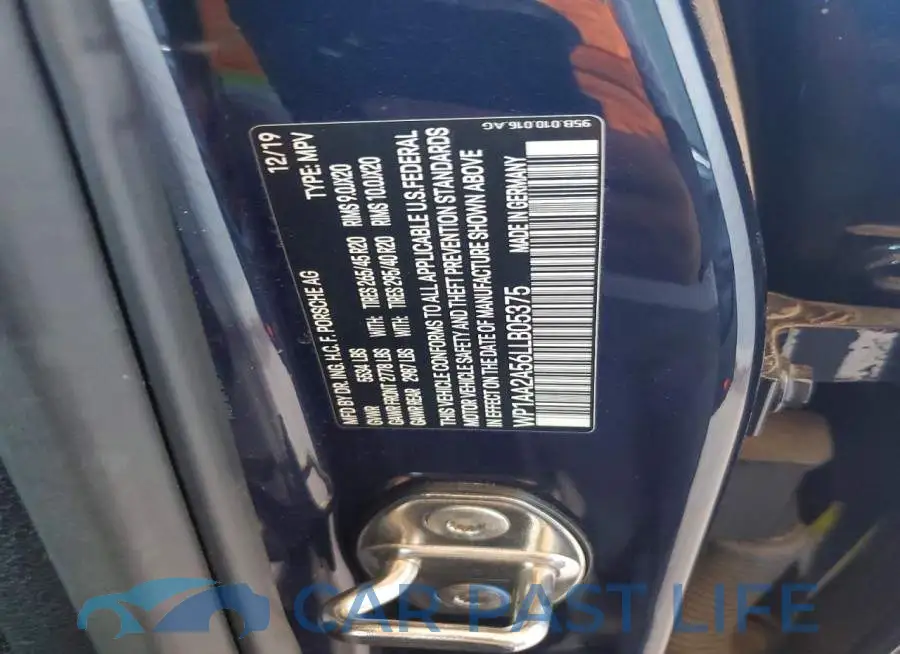 WP1AA2A56LLB05375# 13